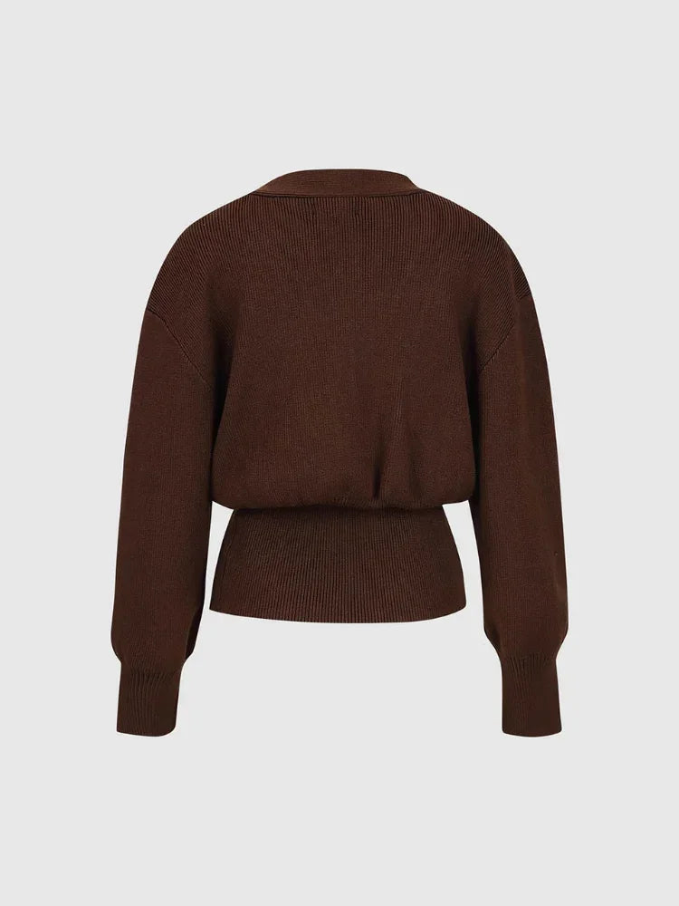 Gold Tek Düğme Hırka