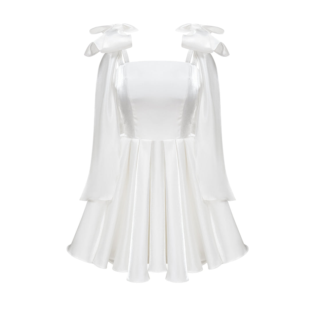 Catiana Fiyonk Detaylı Kloş Elbise