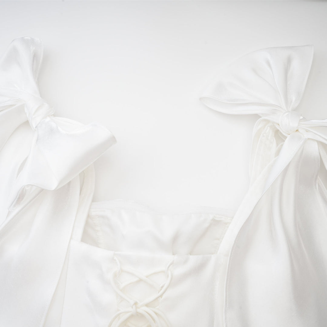 Catiana Fiyonk Detaylı Kloş Elbise