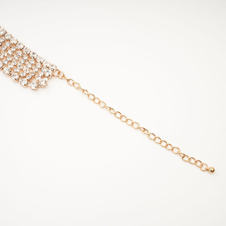 Rosalee Kristal Katmanlı Kolye