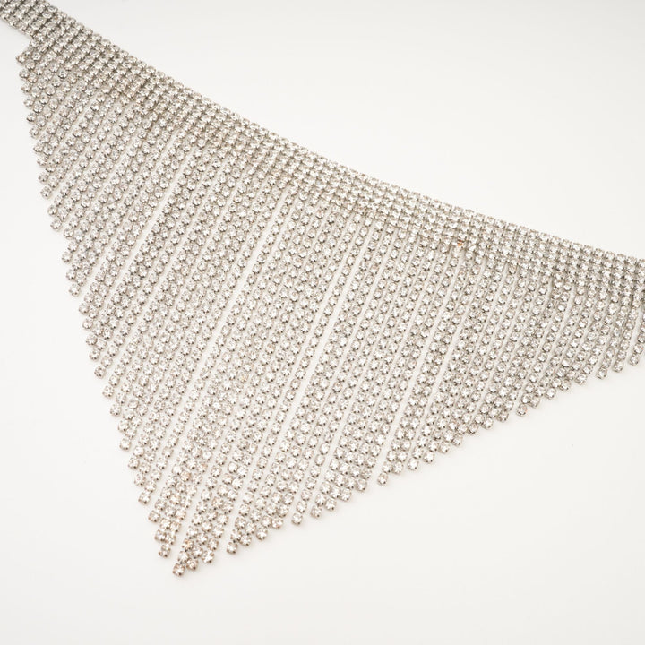 Natassia Saçaklı Kristal Kolye