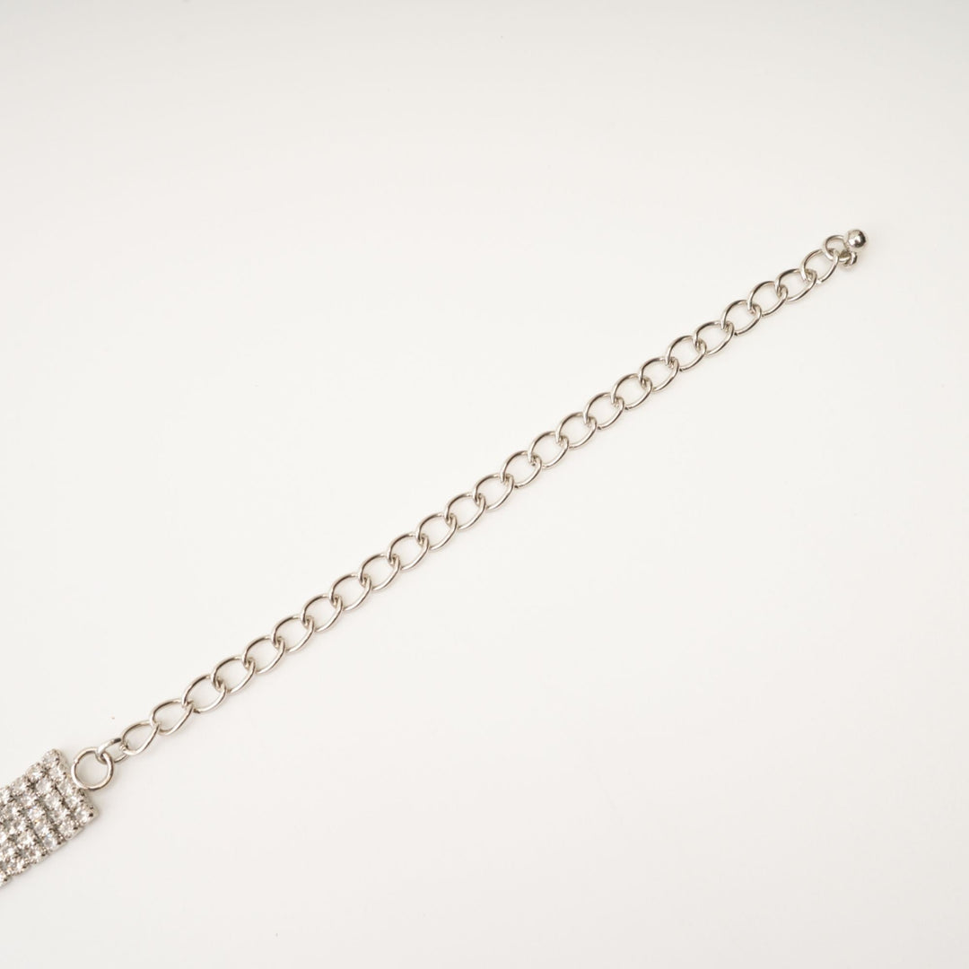 Natassia Saçaklı Kristal Kolye