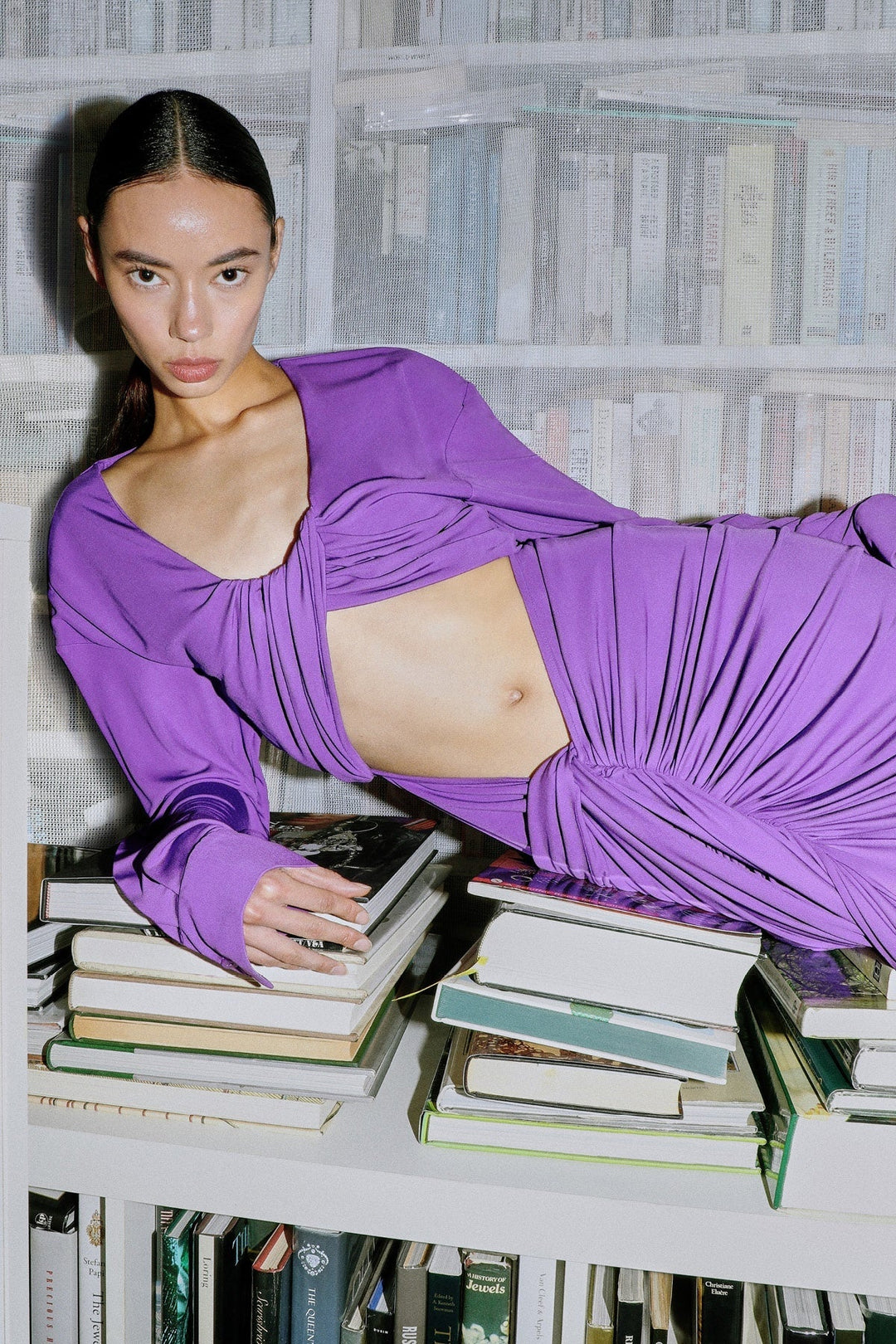 Donna Cut Out Drape Maxi Elbise