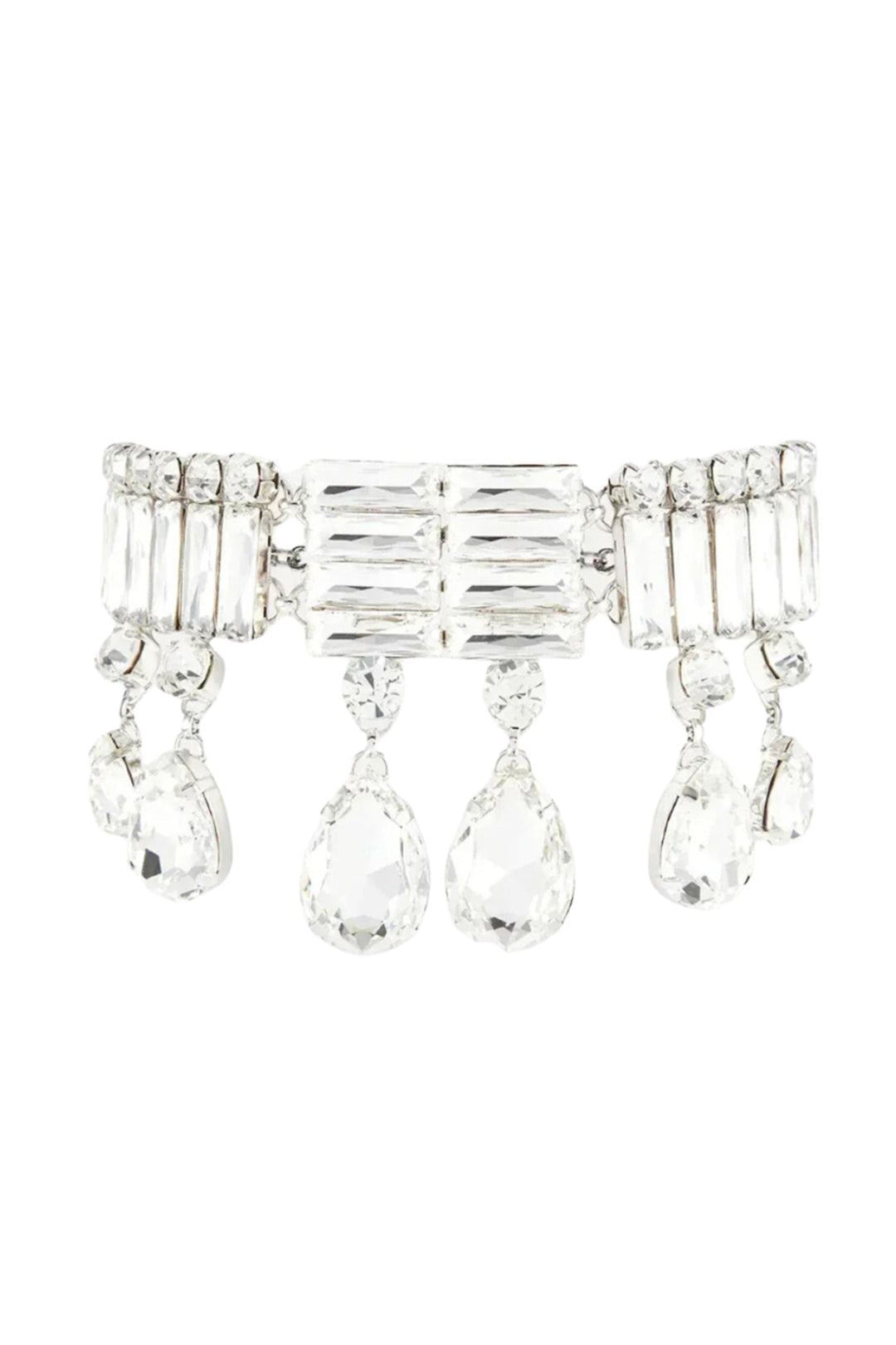 Çok Katlı Geometrik Kristal Kolye