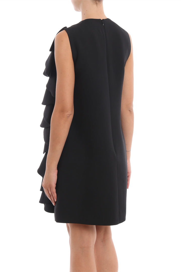 Clara Fırfırlı Kolsuz Mini Elbise