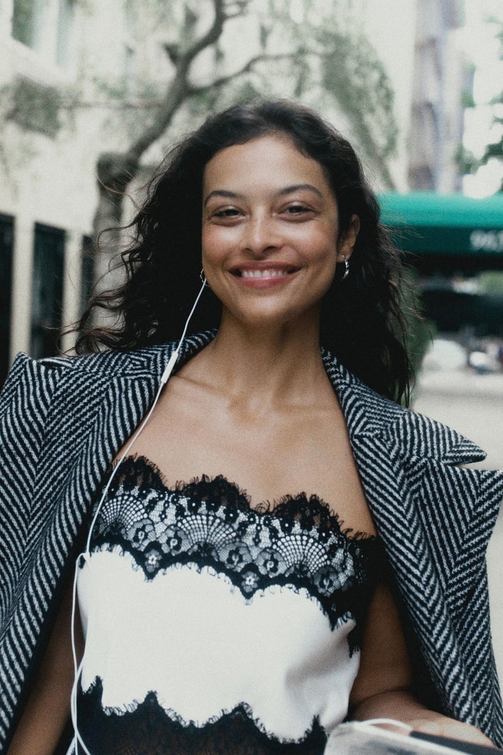 Erica Dantelli Saten Midi Elbise