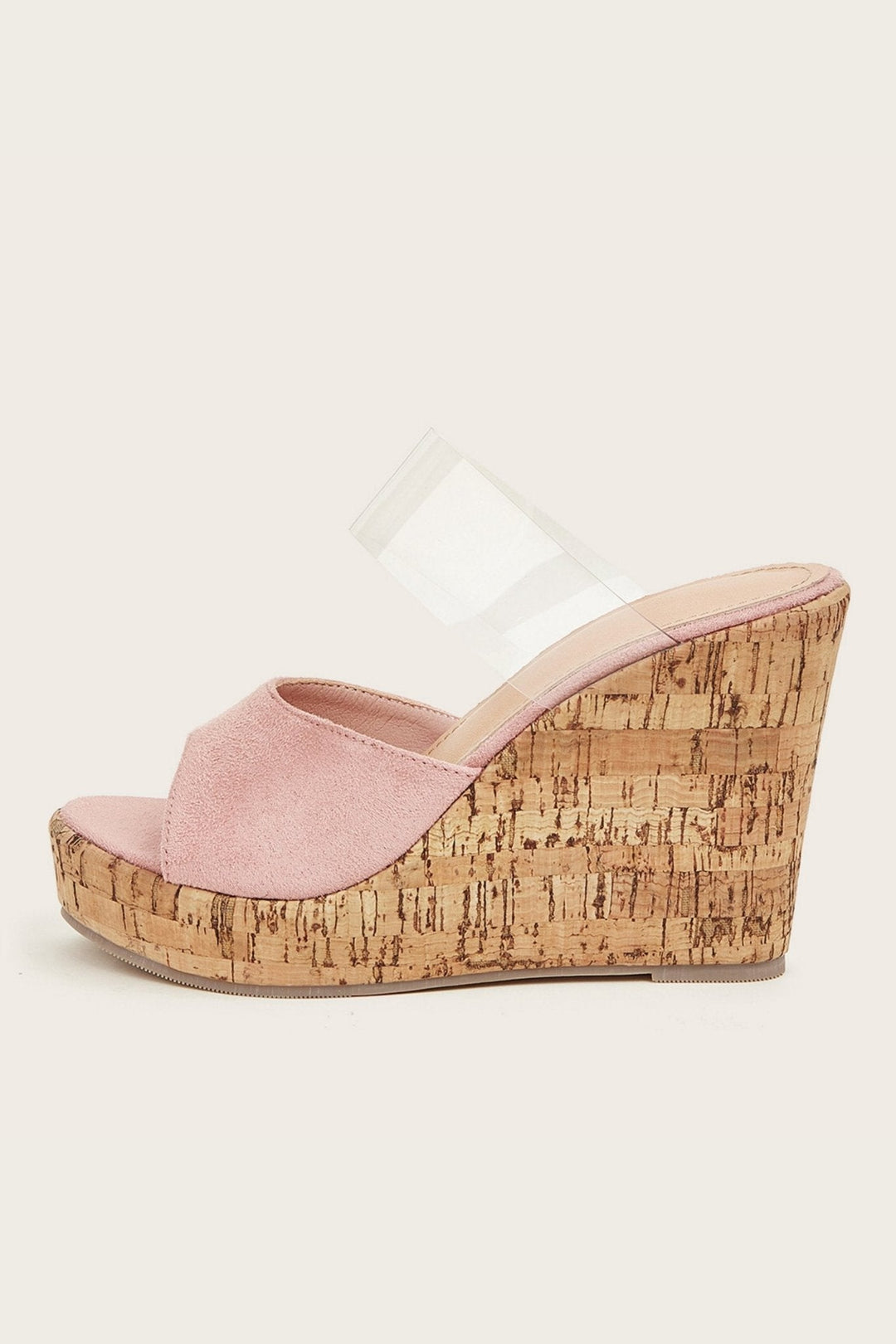 Agatha Pvc Bantlı Dolgu Topuklu Ayakkabı