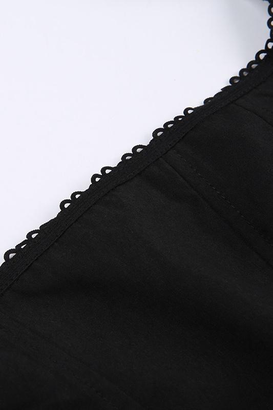 Alva Dantel Detaylı A Kesim Midi Slip Elbise