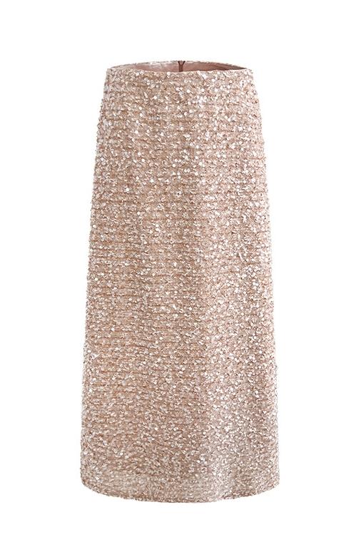 Alva Payet Midi Kılıf Etek