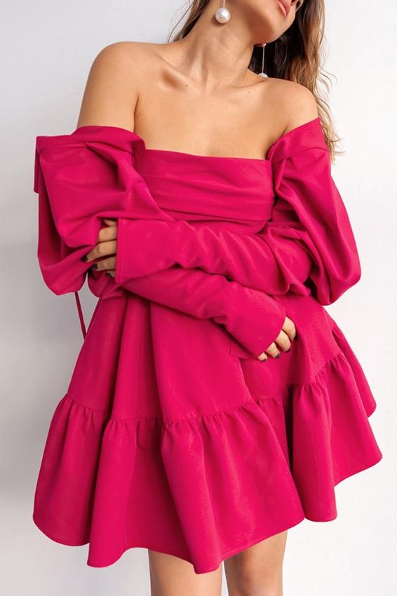 Arlene Puff Flare Mini Bebek Elbisesi