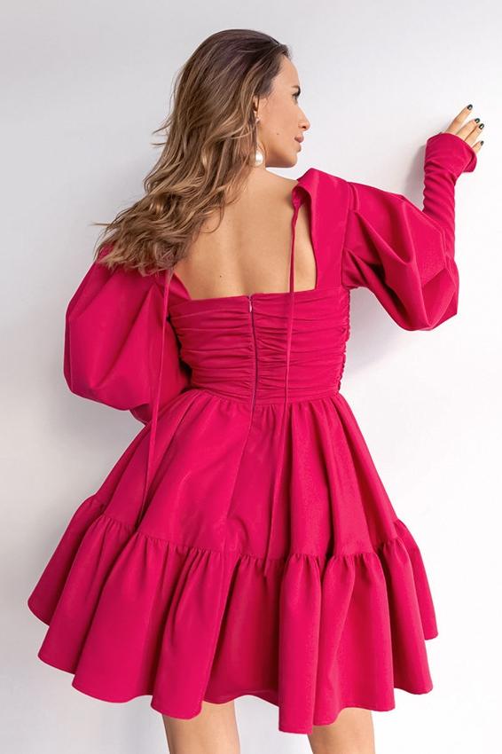 Arlene Puff Flare Mini Bebek Elbisesi