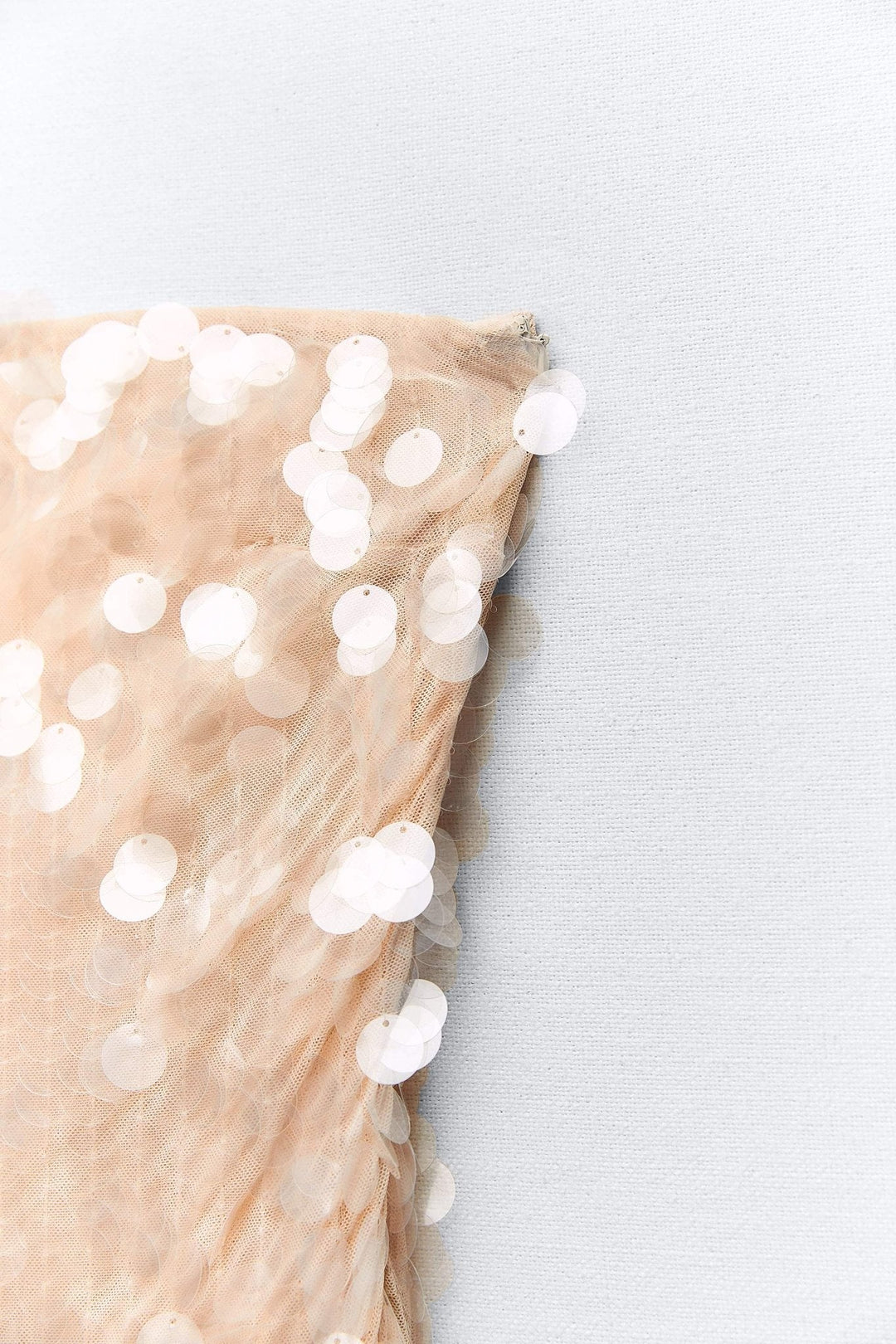 Babsy Payetler Straplez Tüp Midi Elbise