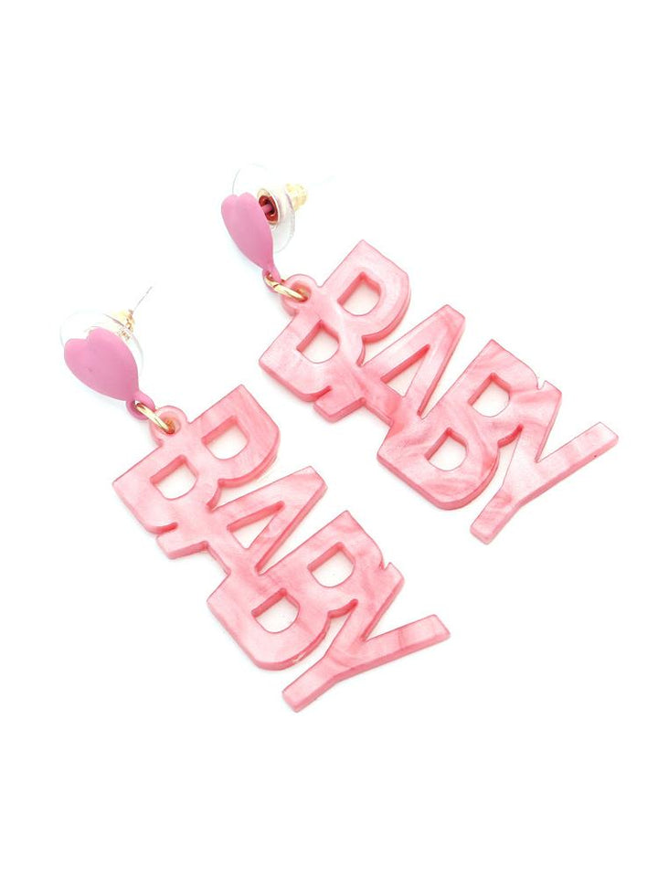 Bebek Akrilik Damla Küpe