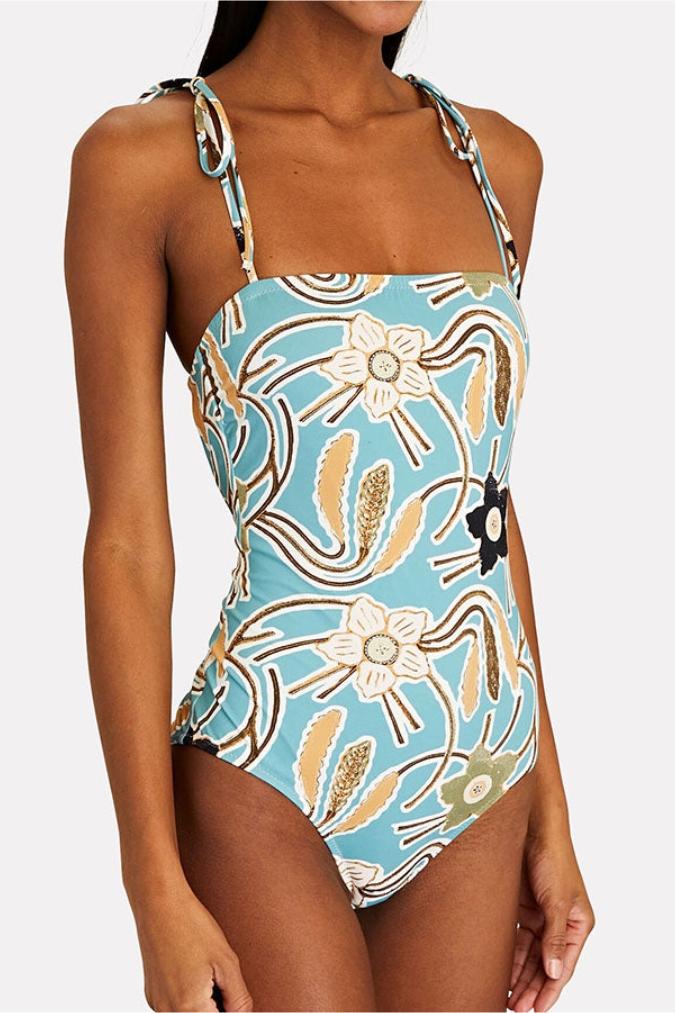 Basia Baskılı Düğümlü Mayo