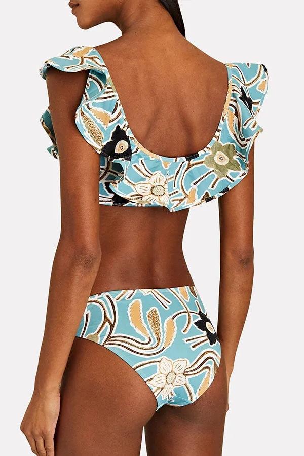 Basia Baskılı Üçlü Yüzme Seti