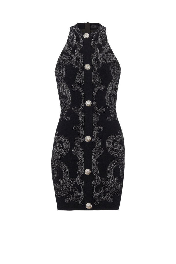 Belinda Paisley Baskılı Triko Mini Elbise