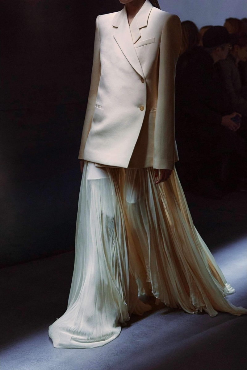 Belle Şifon Pileli Maxi Slip Elbise