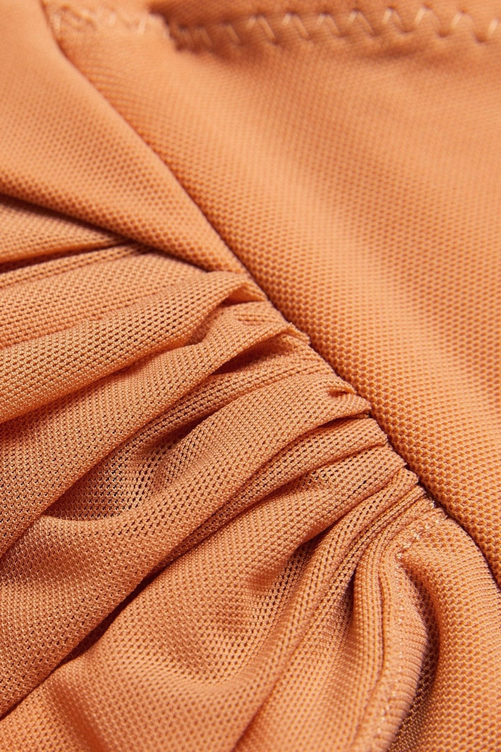 Brina Dantelli Boyundan Bağlı Üç Parçalı Yüzme Seti