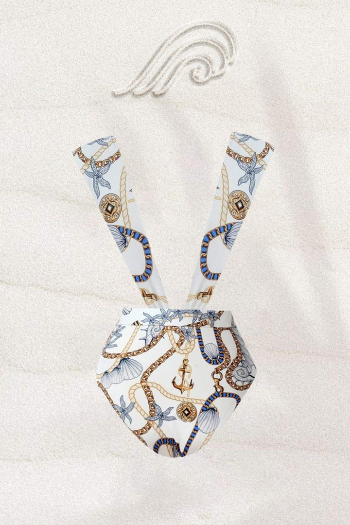 Britney Ocean Baskılı İki Parçalı Yüzme Seti