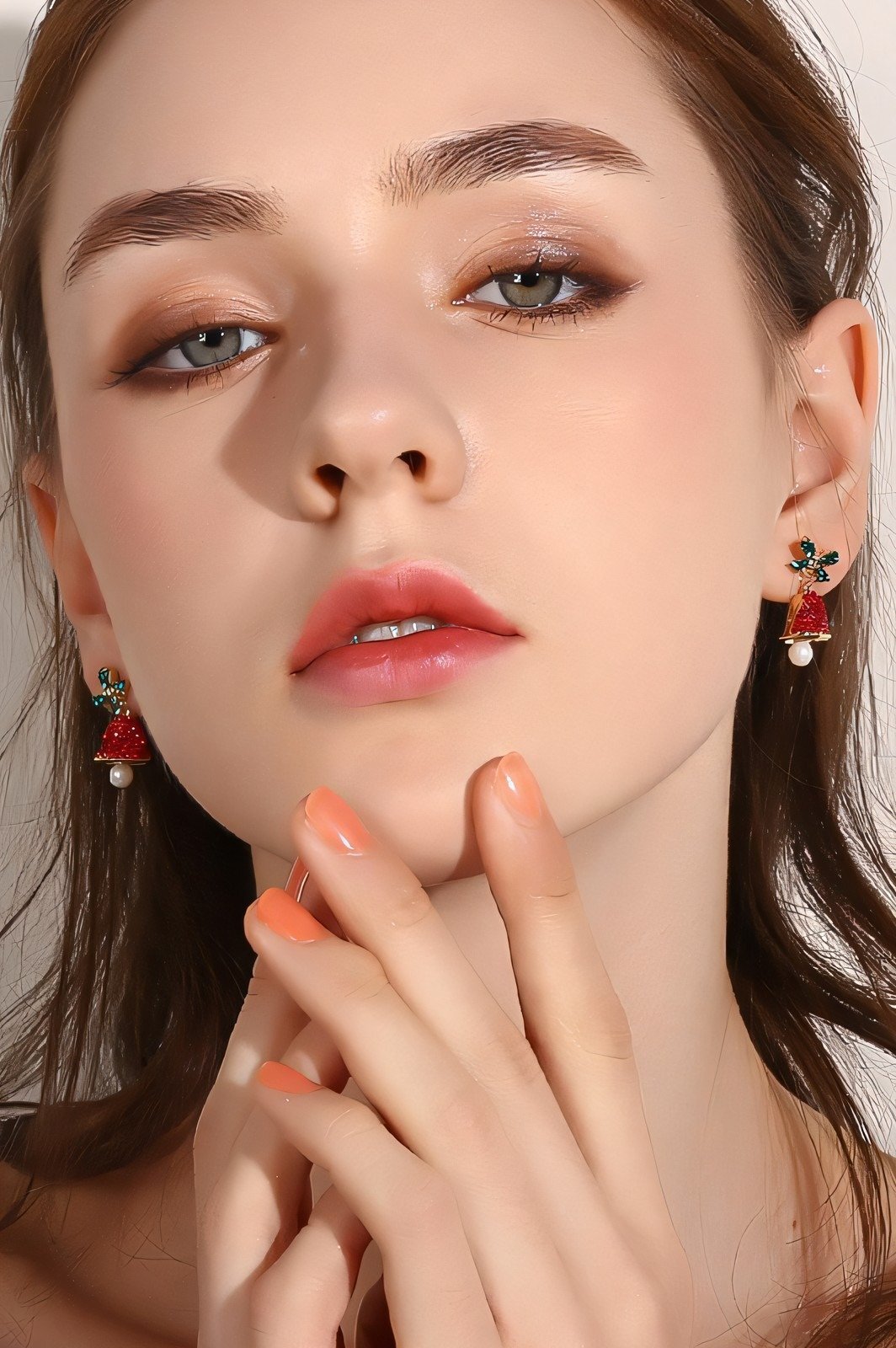 Noel Ilmek Jingle Bell Damla Küpe