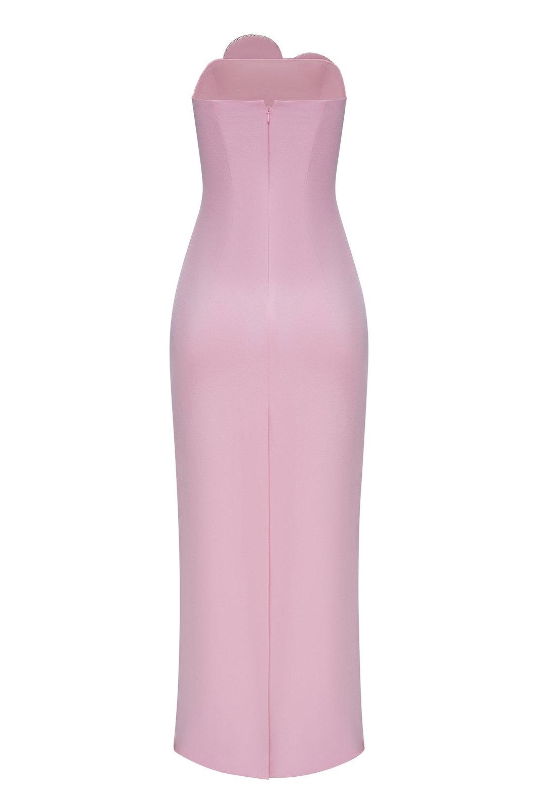 Claire Diamante Kalpli Straplez Uzun Elbise