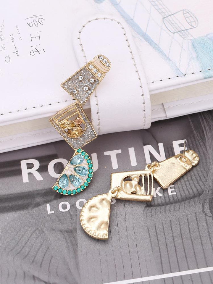 Pırlanta Kokteyl Damla Küpe