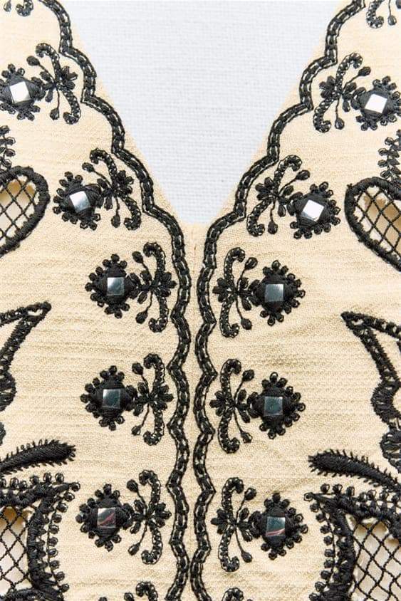 Cornelia Nakışlı Çiçek Etek Takım