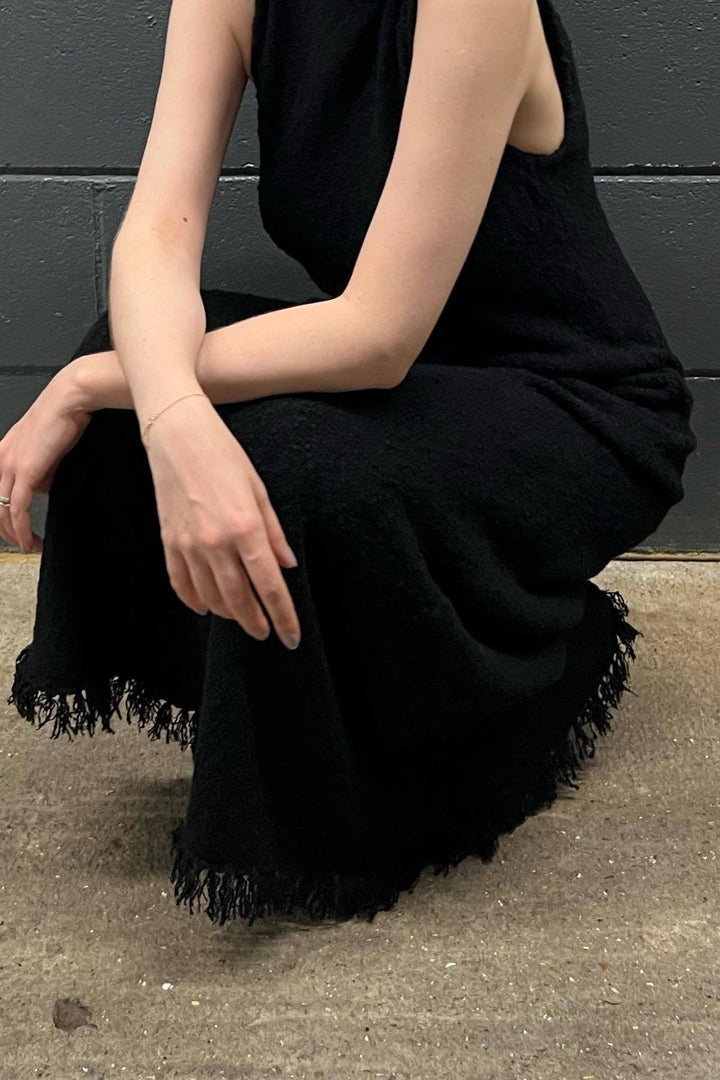 Cornelia Püsküllü Örgü Maxi Tank Elbise