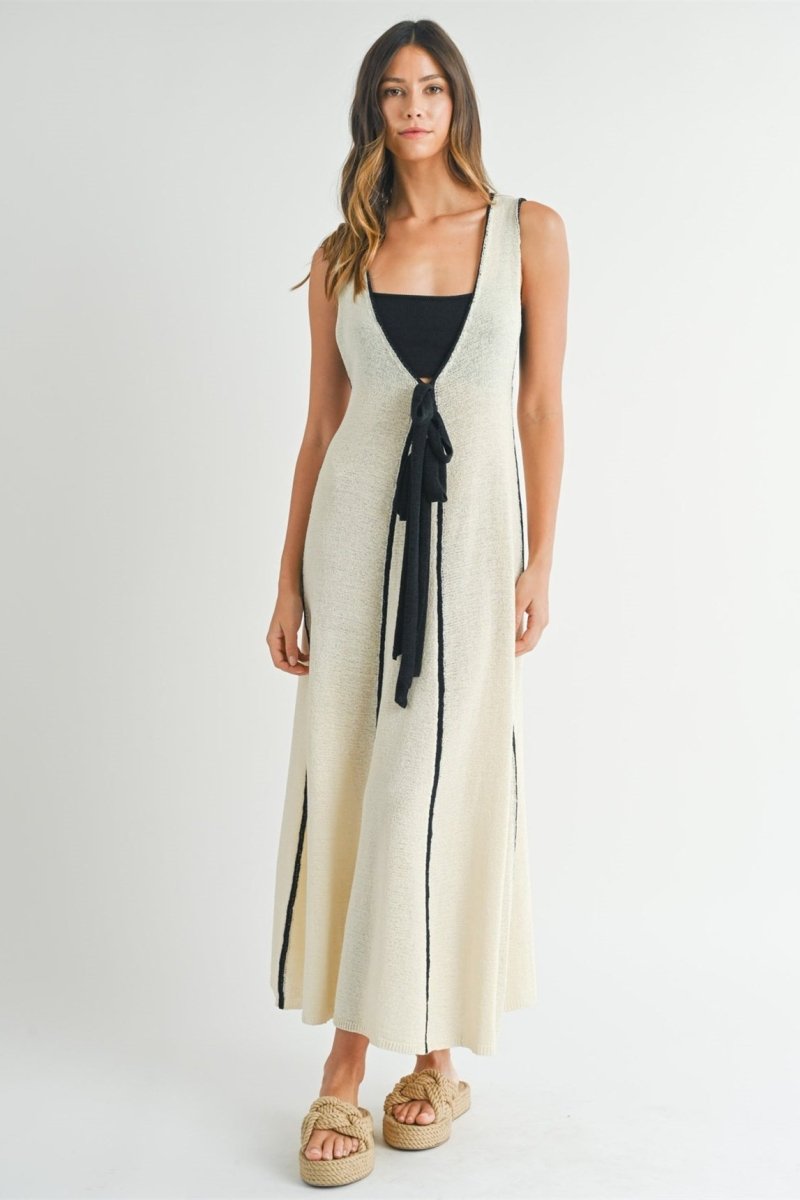 Cynthia V Yaka Kolsuz Midi Elbise