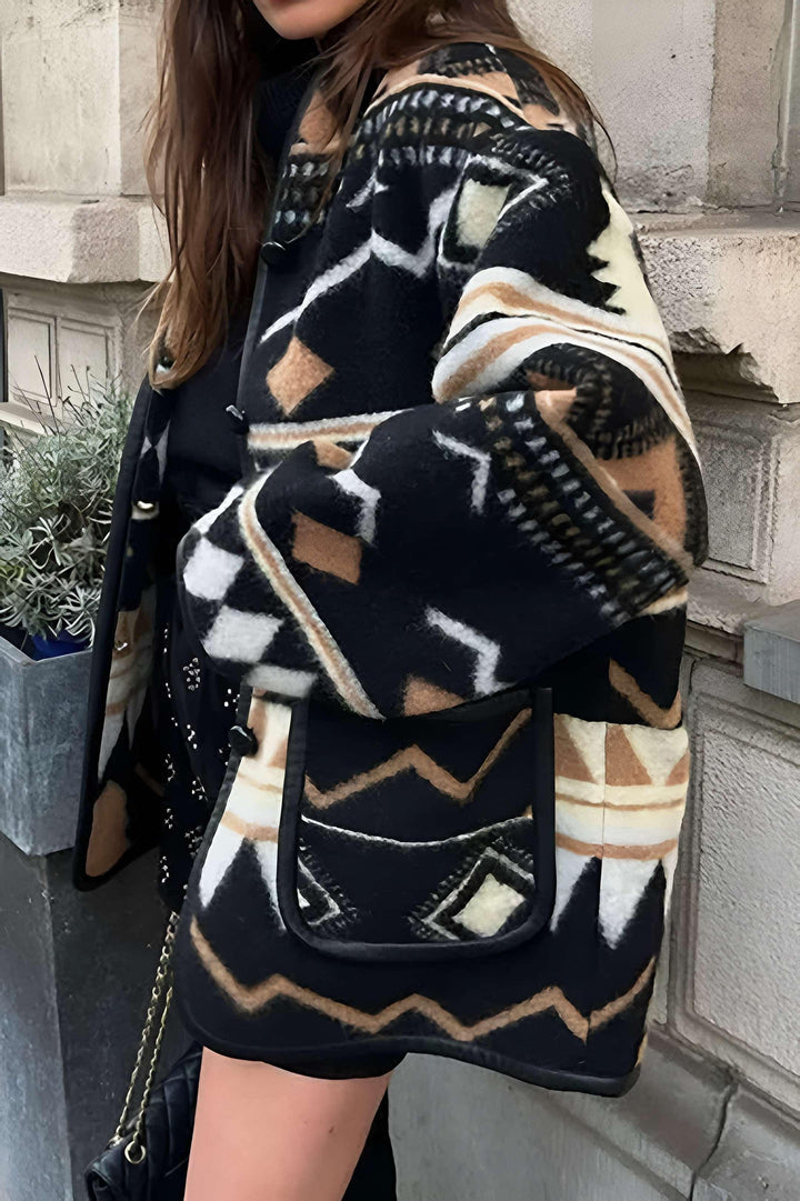 Nomadic Pattern Oversize Ceket