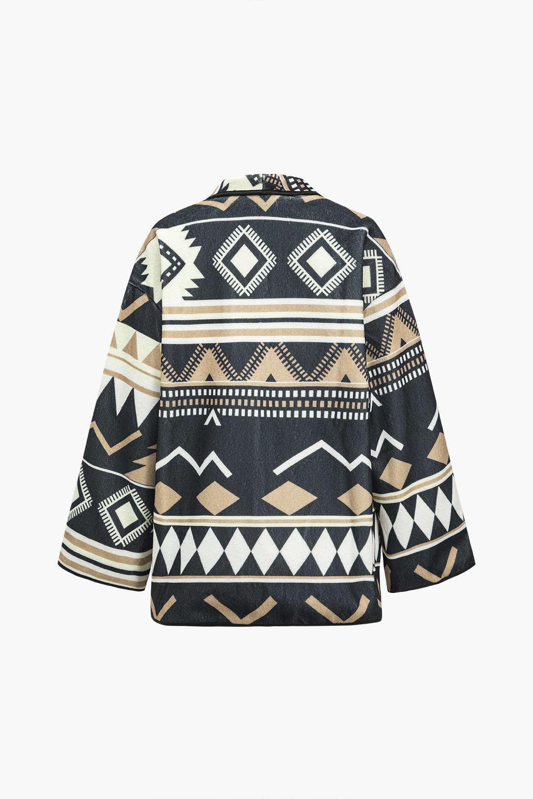 Nomadic Pattern Oversize Ceket