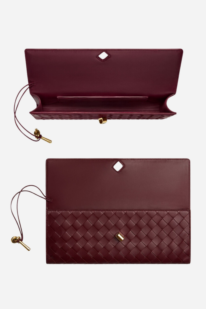 Dokuma Deri El Çantası