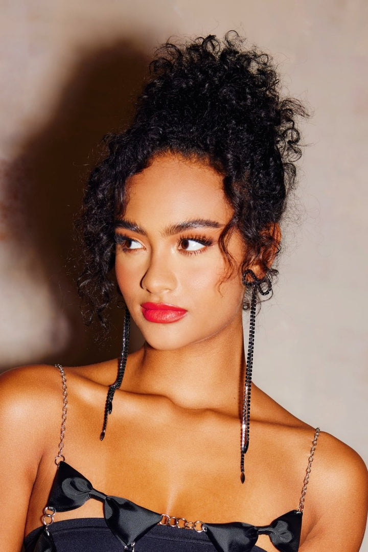 Pırlanta İlmek Püskül Küpe