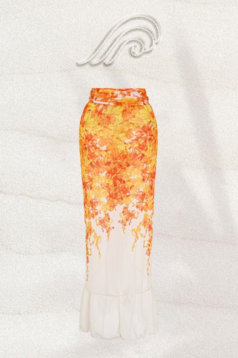 Effie Baskılı Fırfırlı İkili Yüzme Seti