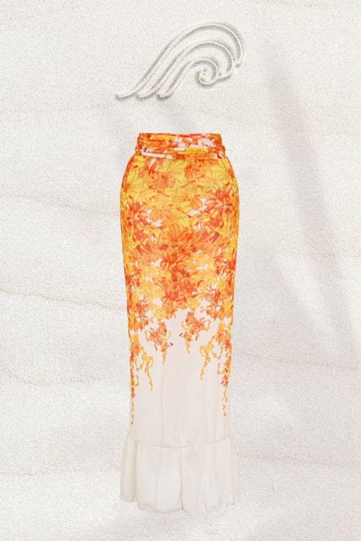 Effie Baskılı Fırfırlı İkili Yüzme Seti