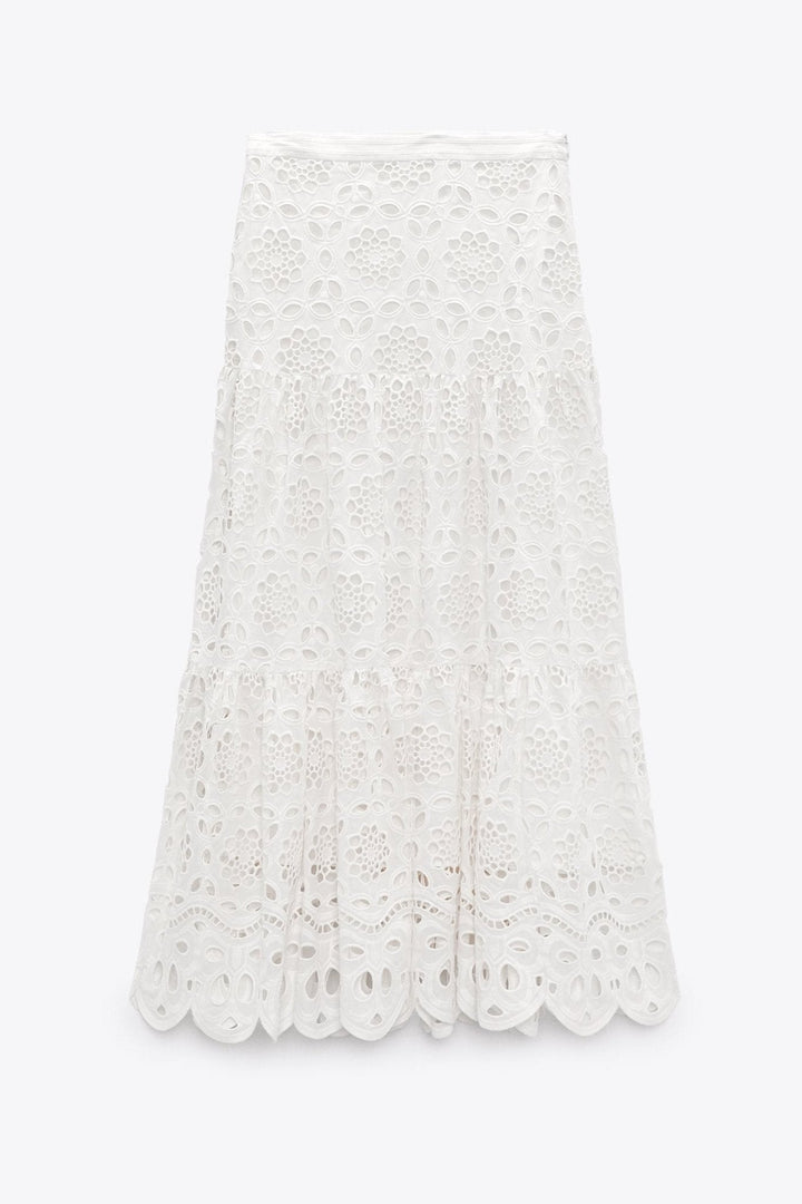 Elsie Nakışlı Dantel Takım