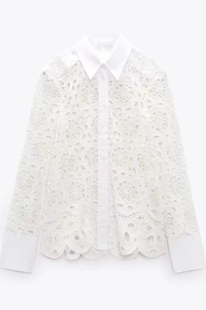 Elsie Nakışlı Dantel Takım