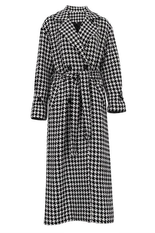 Esther Kaz Ayağı Uzun Trençkot