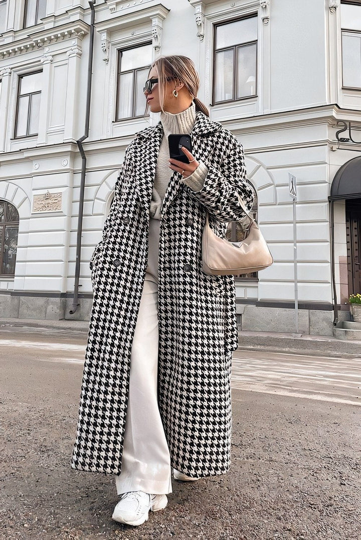 Esther Kaz Ayağı Uzun Trençkot