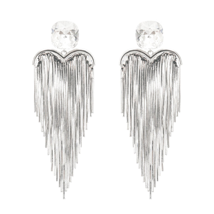 Eulalie Gümüş Püskül Küpe