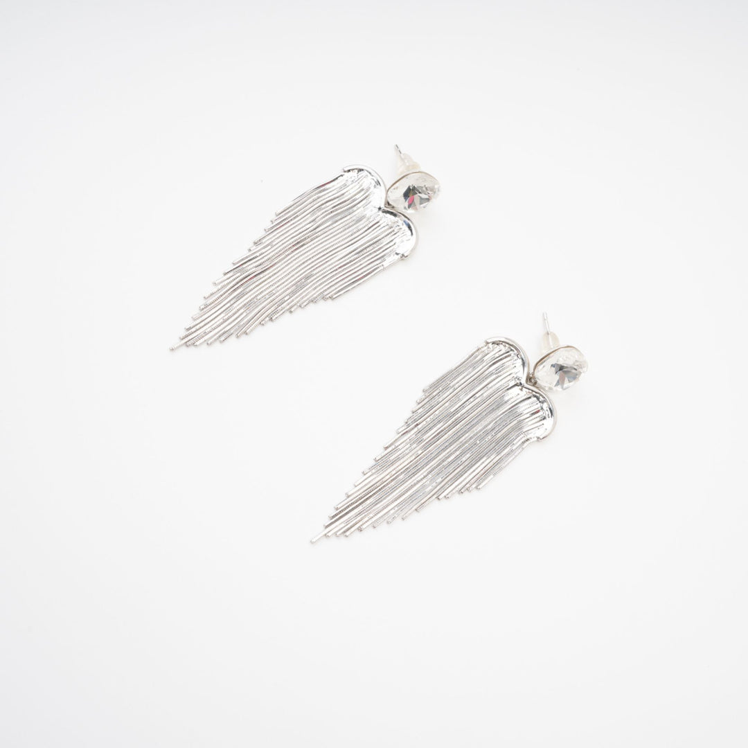 Eulalie Gümüş Püskül Küpe