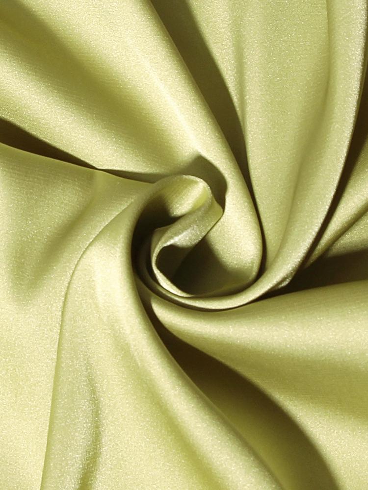 Fanny Metal Zincir Saten V Yaka Mini Bebek Elbisesi