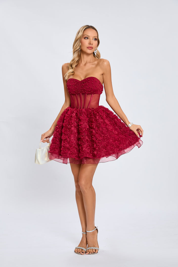 Rachel Bloom Korse Mini Elbise