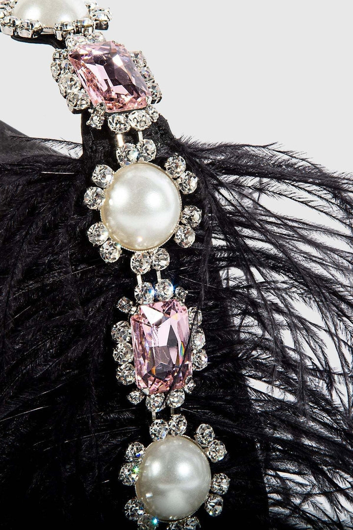 Tüy Elmas Saten Bento Çanta