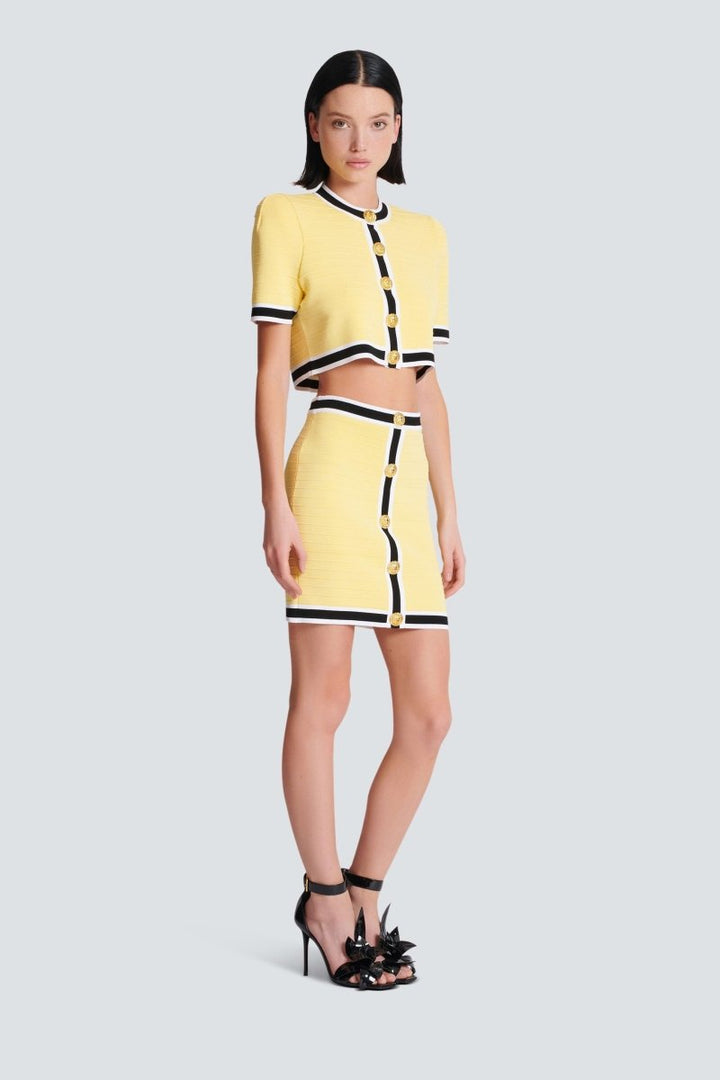 Frances Lastikli Triko Etek Takım