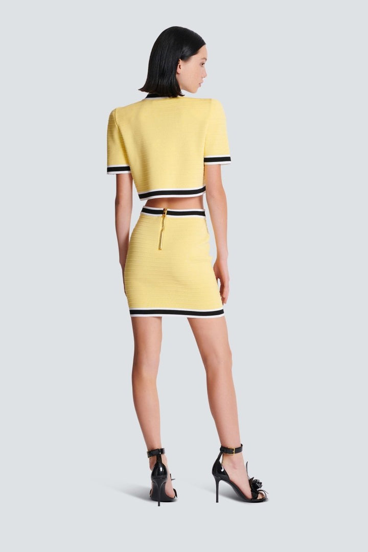 Frances Lastikli Triko Etek Takım