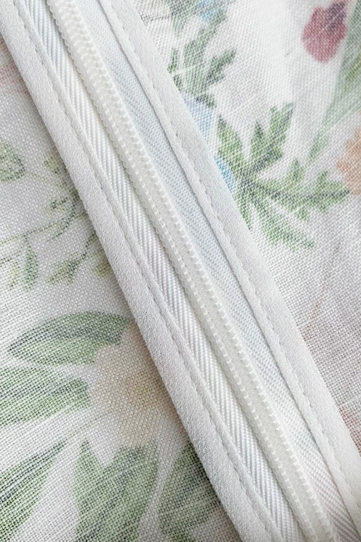 Gabrielle Baskılı Papyonlu Keten Mini Elbise