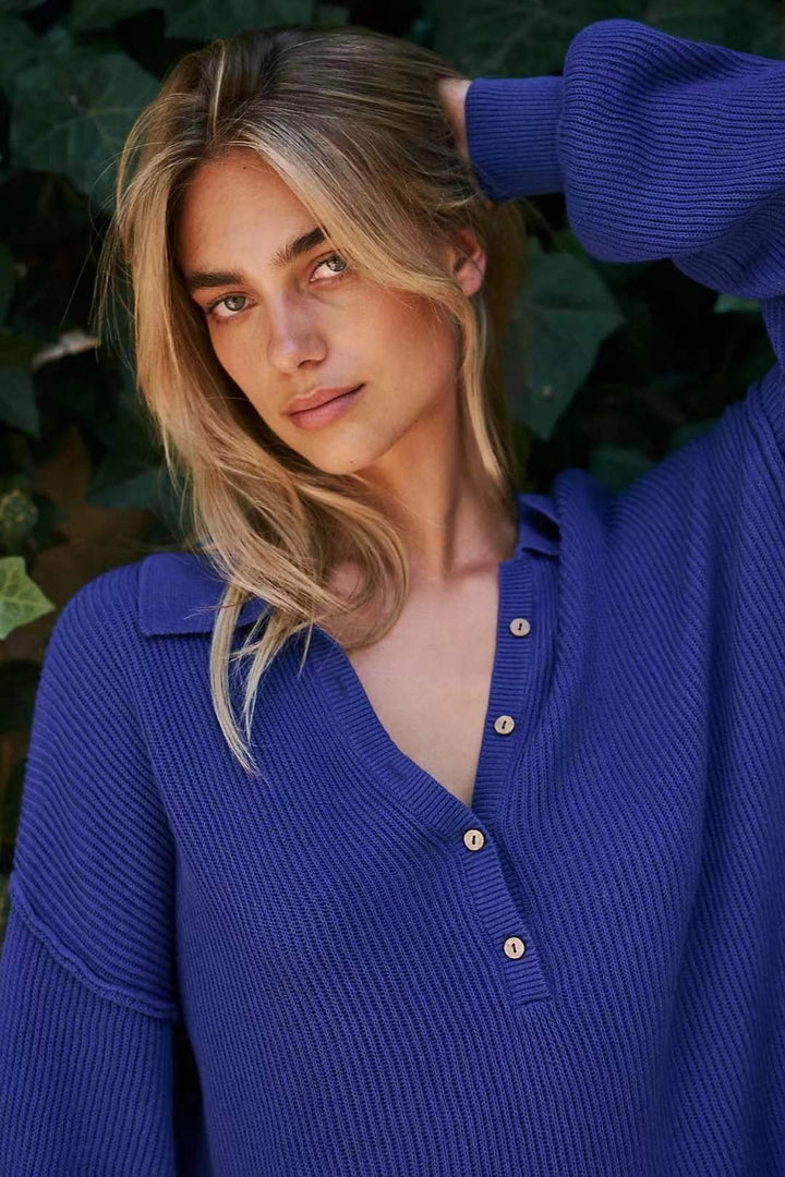 Gemma Düğmeli Triko Tulum