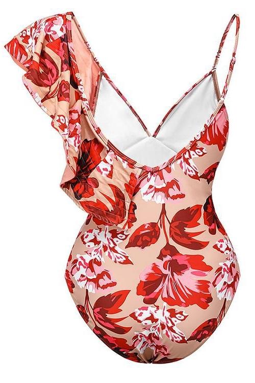 Gerald Baskılı Fırfır İkili Yüzme Seti