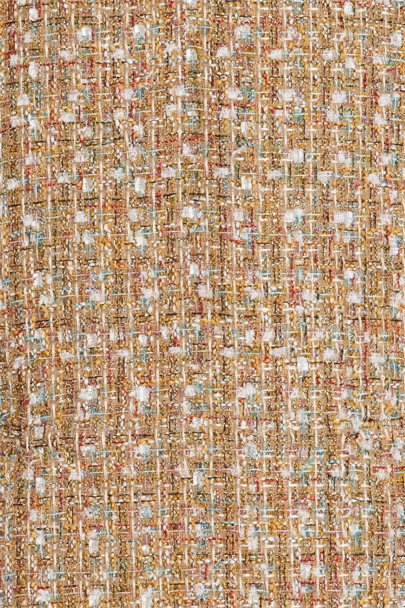 Gill Tweed Taşlı Mini Tüvit Elbise